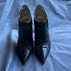 Luichiny Black Heeled Boots